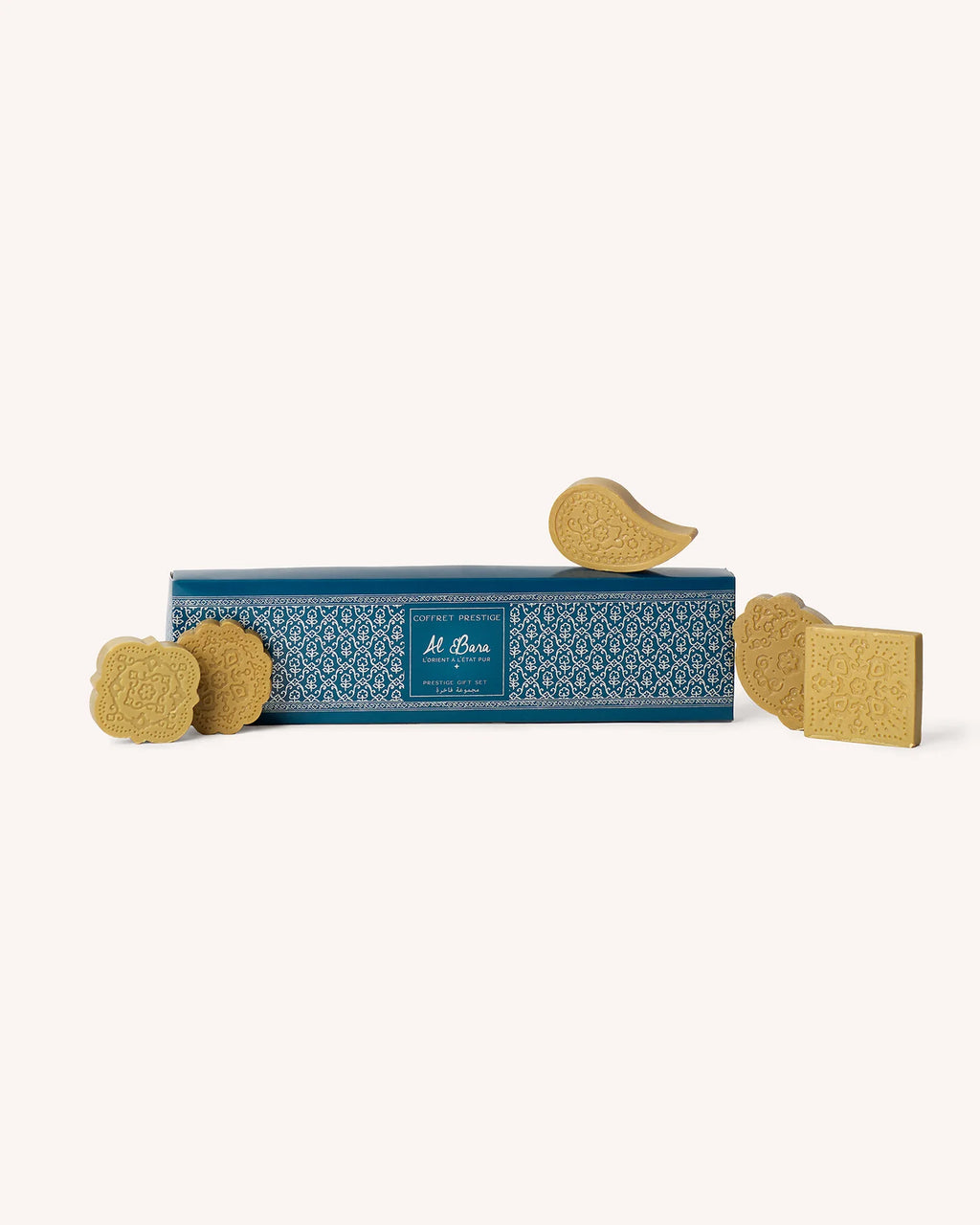 Set regalo 5 jabones Alepo Azul