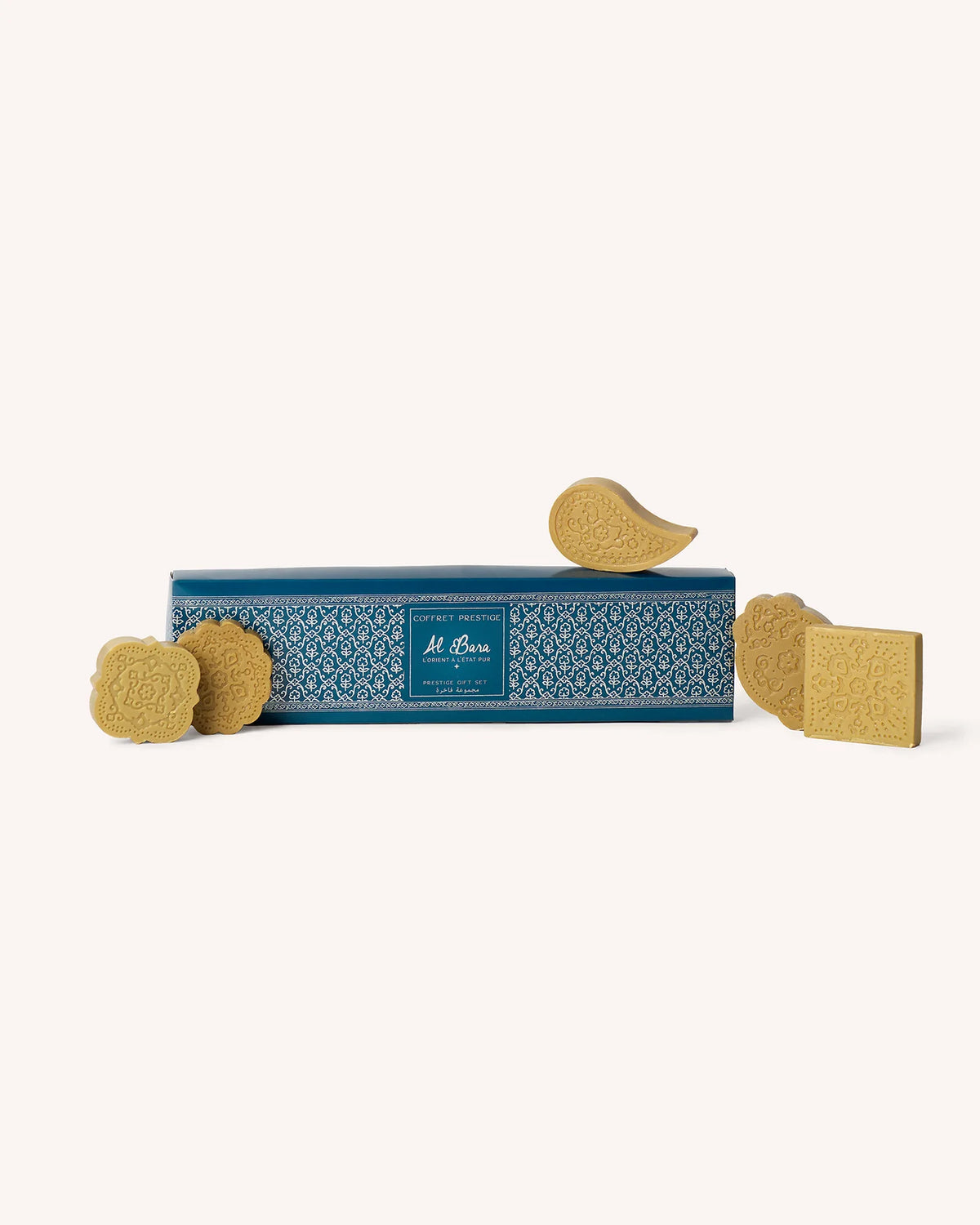 Set regalo 5 jabones Alepo Azul