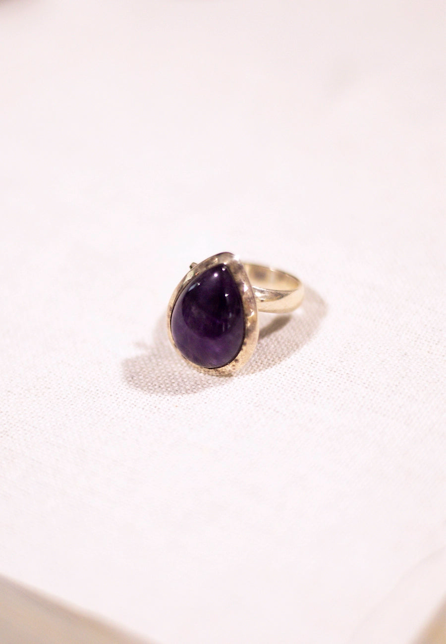 Anillo plata Amatista