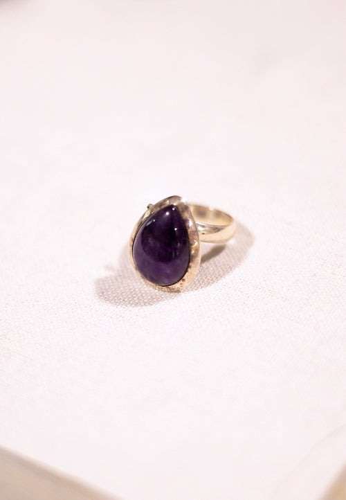 Anillo plata Amatista