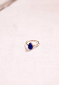 Anillo plata Lapislázuli gota