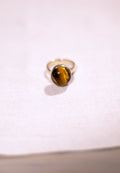 Anillo plata Ojo de tigre