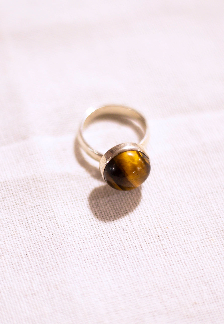 Anillo plata Ojo de tigre