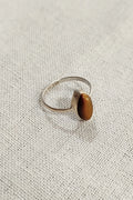 Anillo plata Ojo de tigre gota