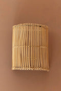 Aplique de pared de ratán