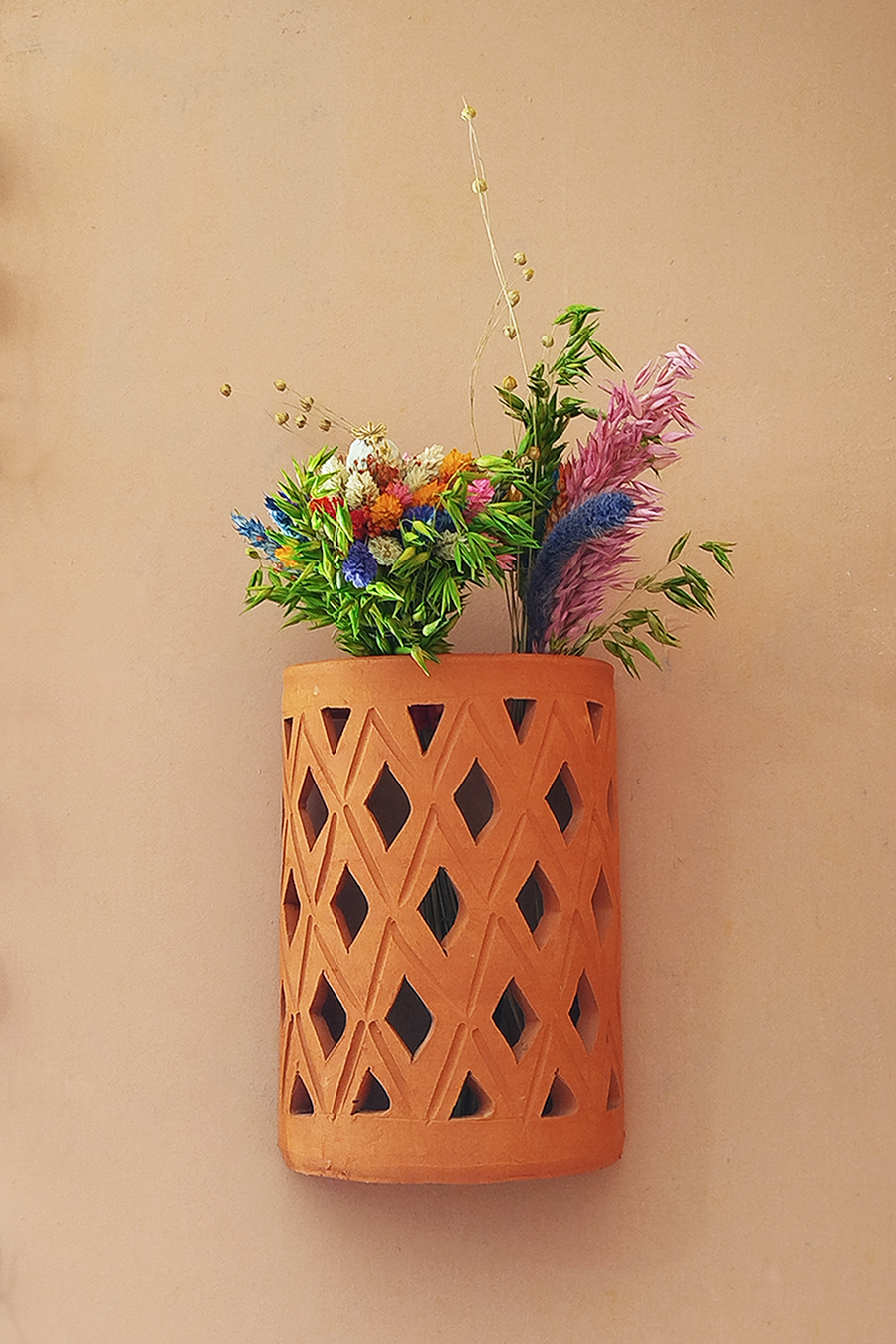 Aplique pared terracota