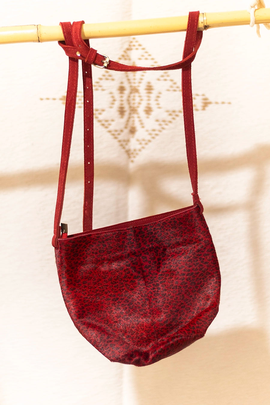 Bolso bandolera de piel