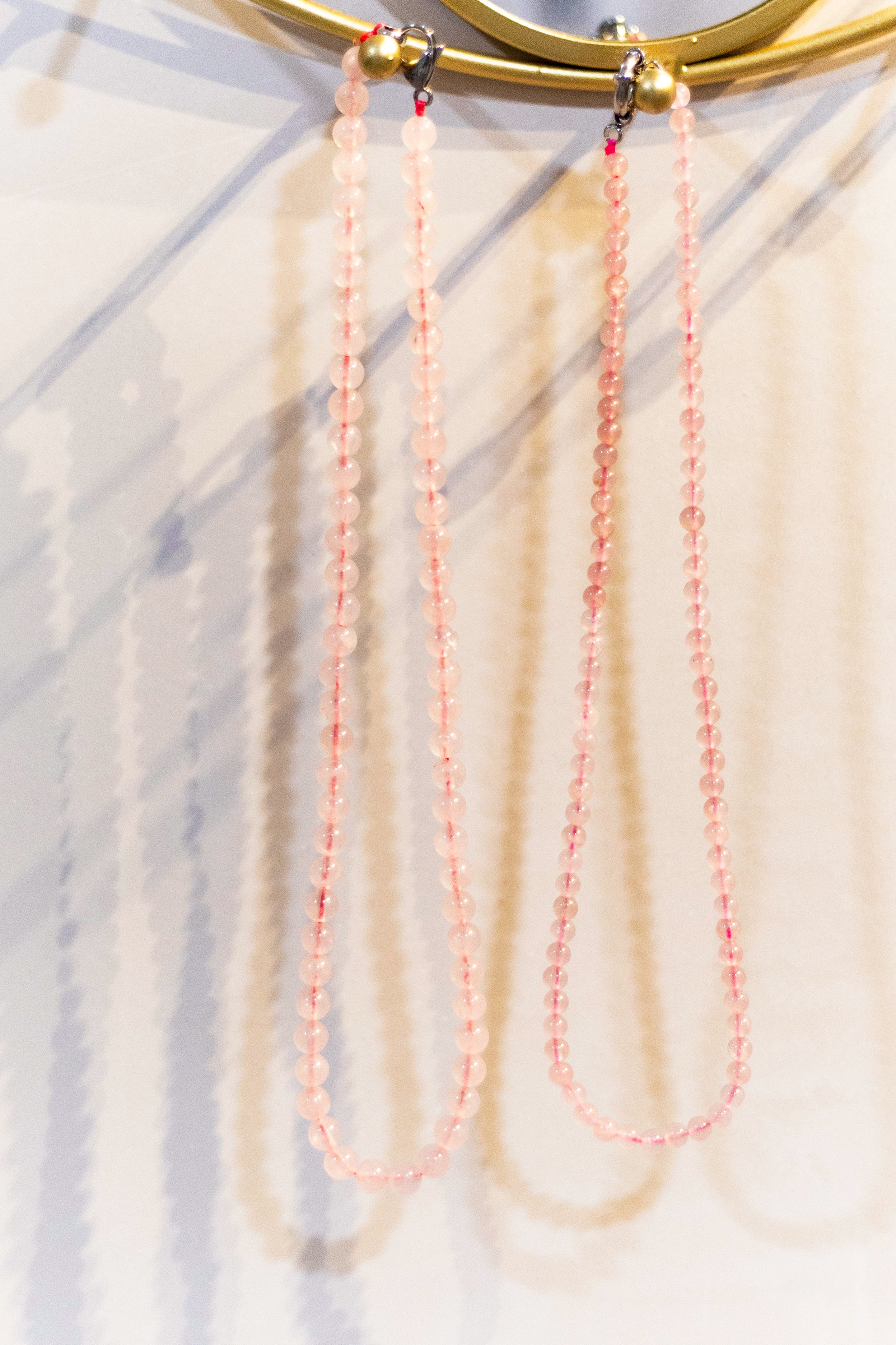 Collar Cuarzo rosa