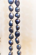 Collar Perlas negras agua dulce