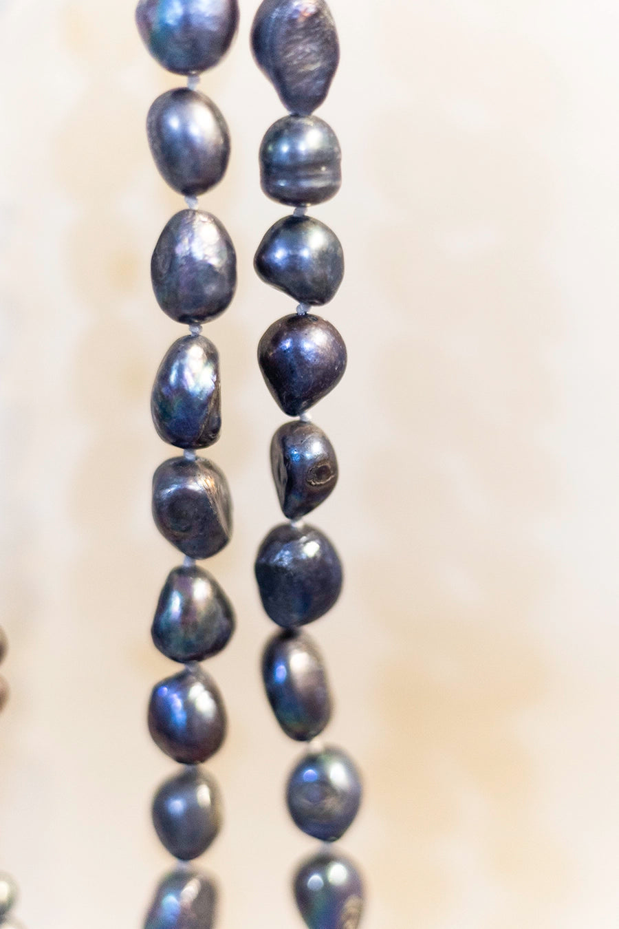 Collar Perlas negras agua dulce