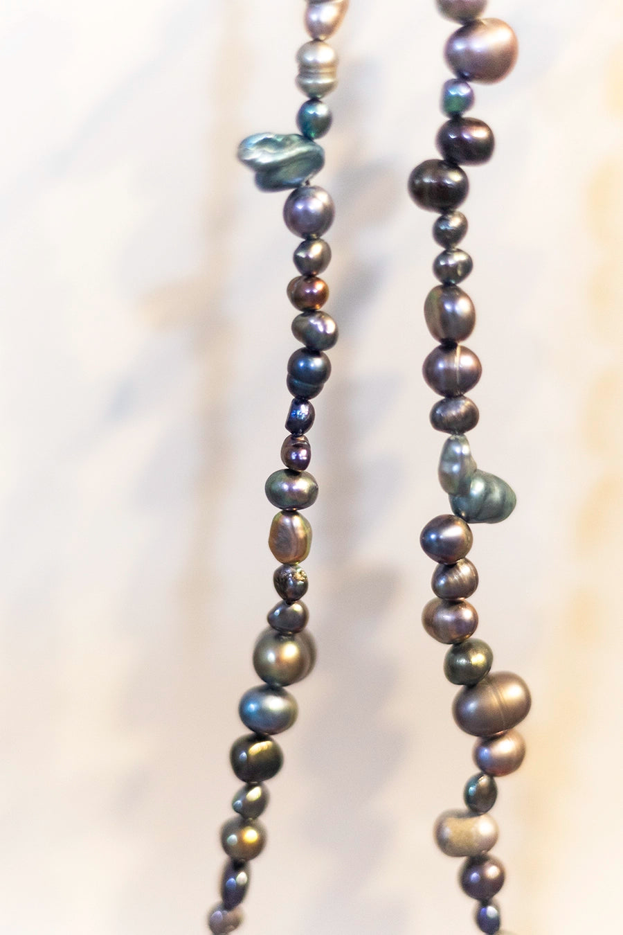Collar Perlas negras agua dulce