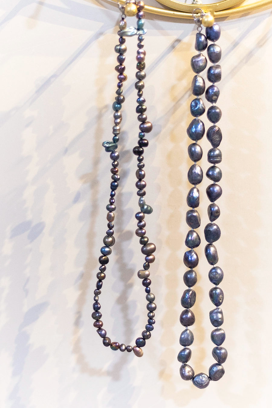 Collar Perlas negras agua dulce