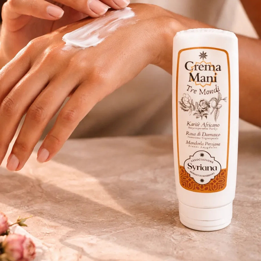 Crema manos – Rosa Damasco, almendras y karité