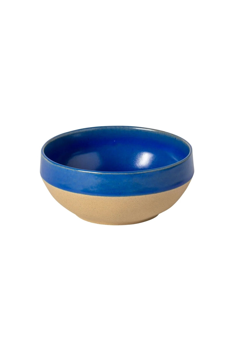 Cuenco de cerámica artesanal color azul vibrante de Matea Camp en Yecla, ideal para decoración de diseño.