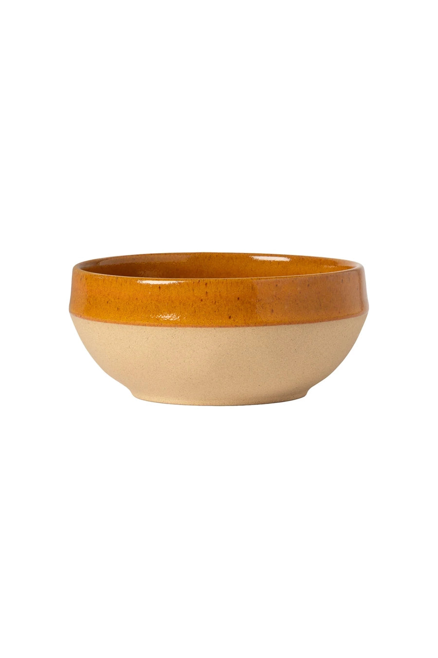 Cuenco de cerámica artesanal color naranja vibrante de Matea Camp en Yecla, ideal para decoración de diseño.