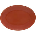 Fuente ovalada rojo paprika