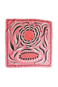 Pañuelo de seda rosa