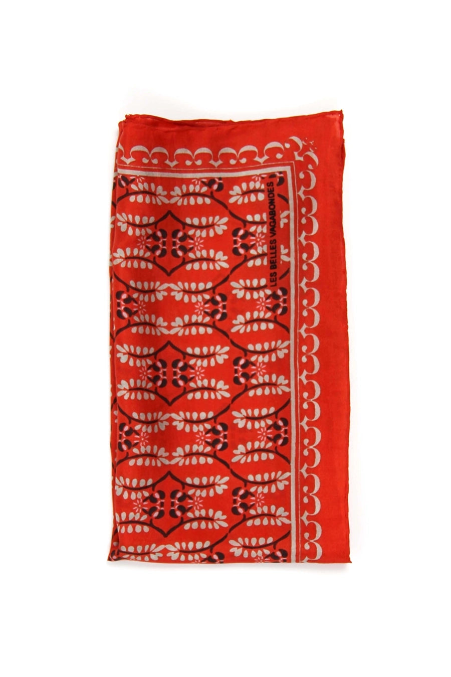 Pañuelo de seda naranja