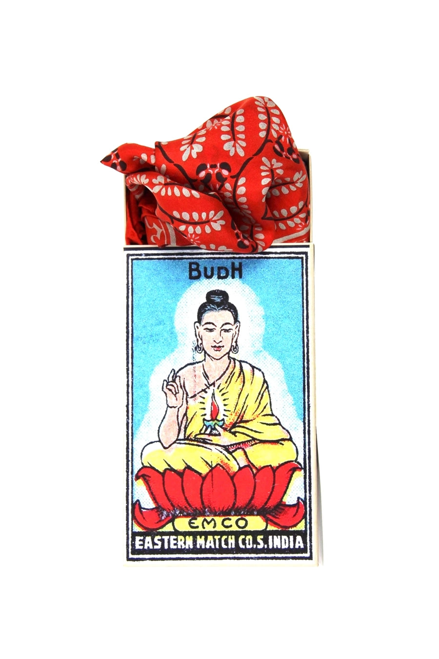 Pañuelo de seda naranja