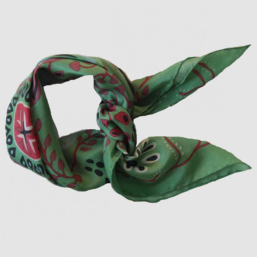 Pañuelo Seda Green Marushka