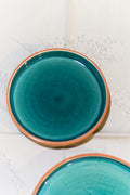 Plato verde de terracota