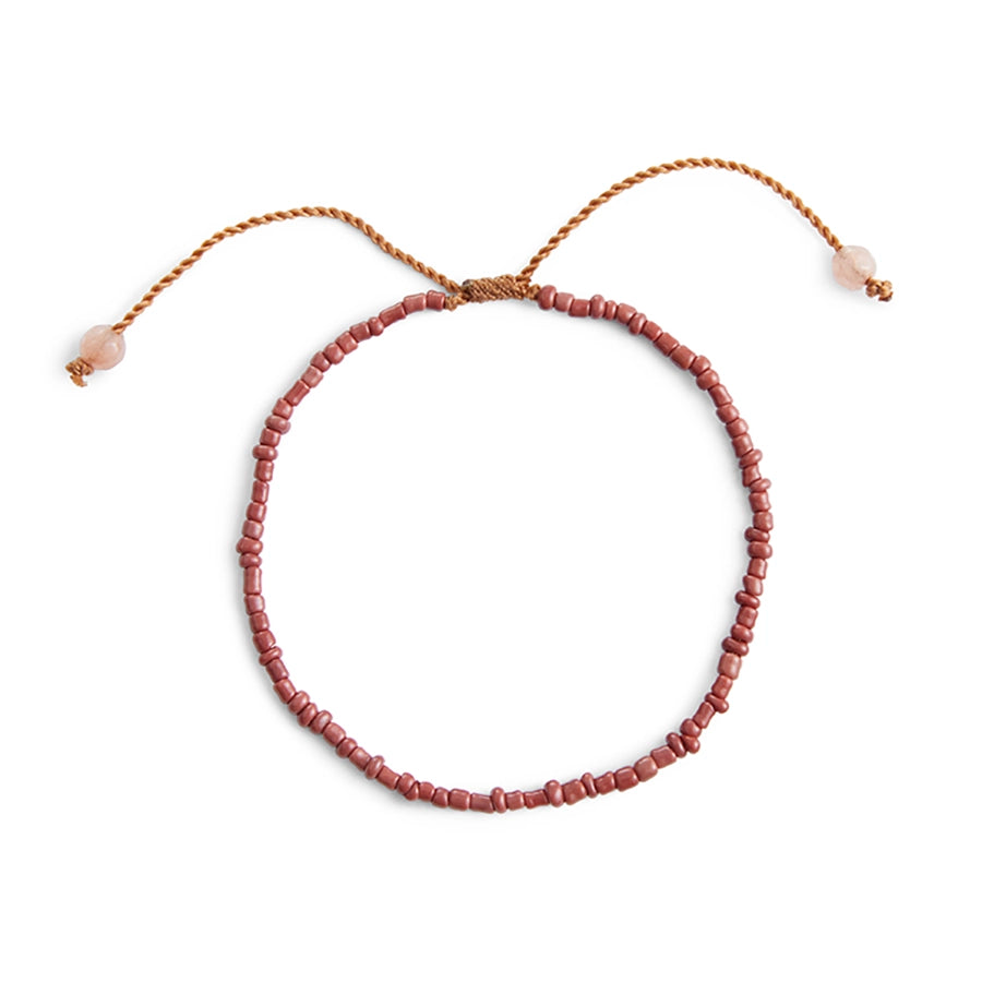 Brazalete pulsera marrón