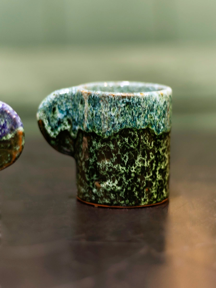 Taza esmaltada asa