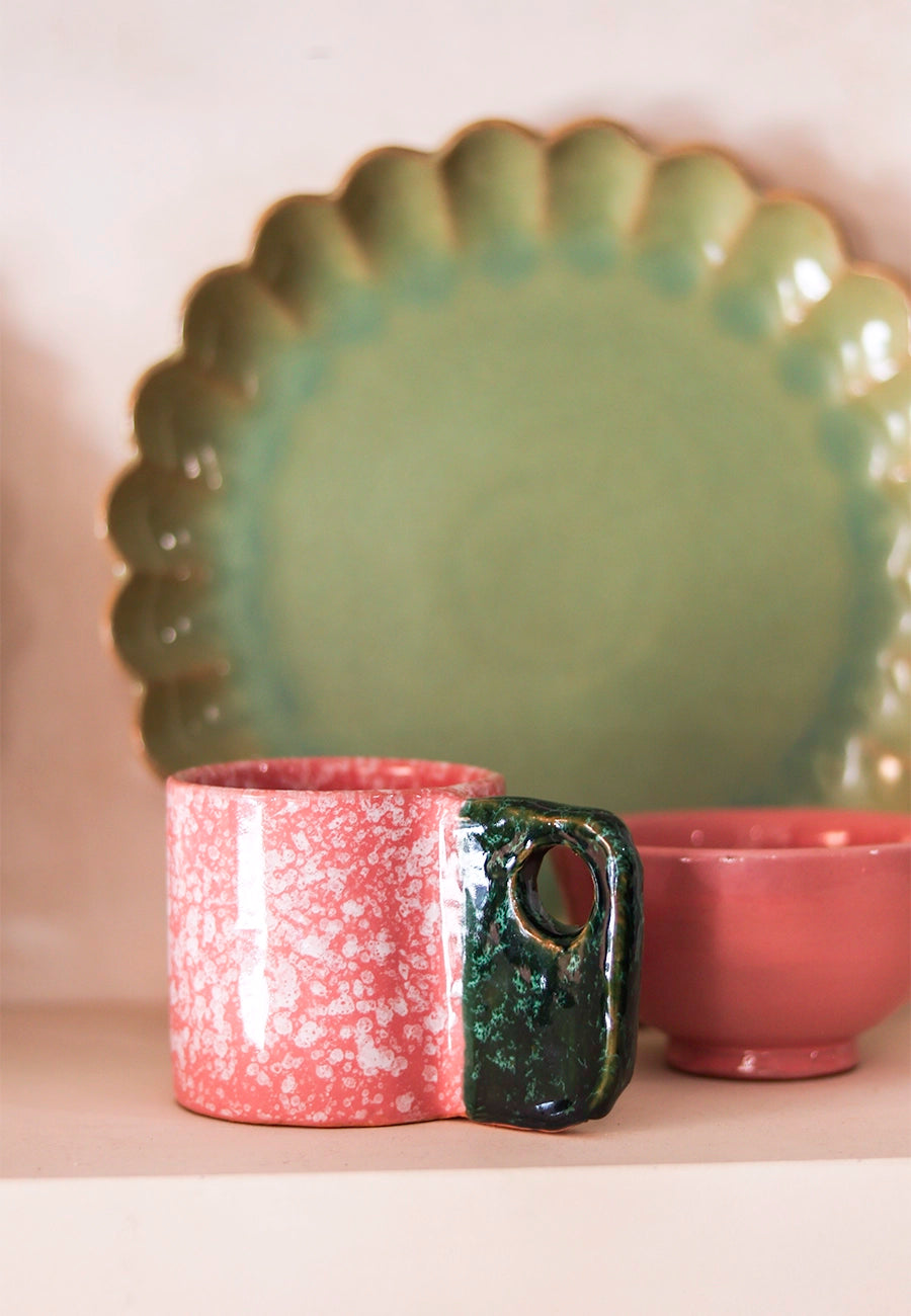 Taza asa cuadrada