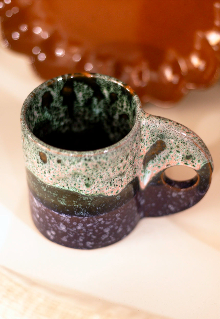 Taza asa escultórica