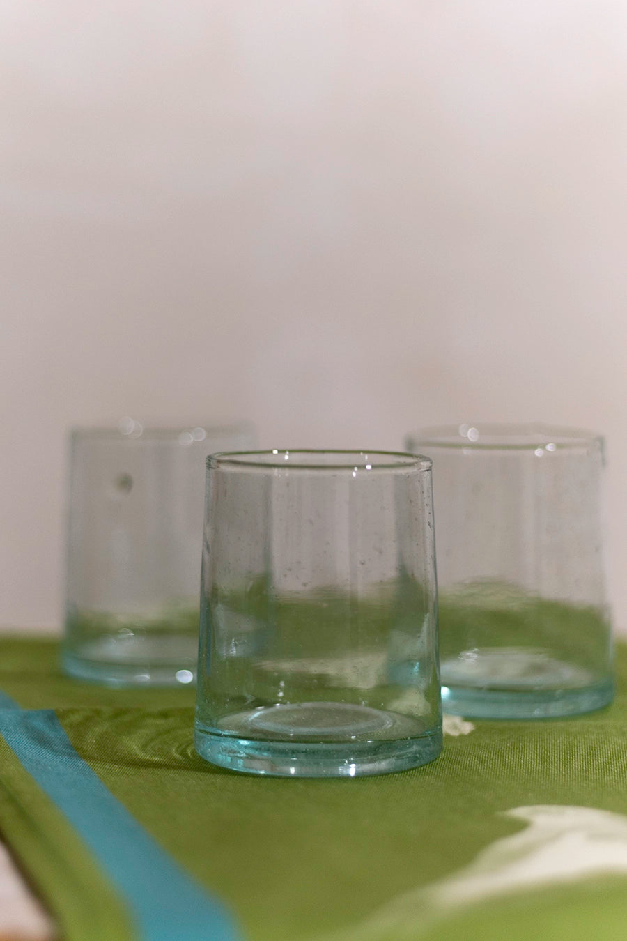Vaso vidrio transparente