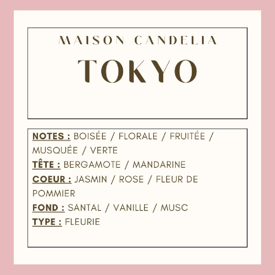 Vela Tokio - Flores de cerezo